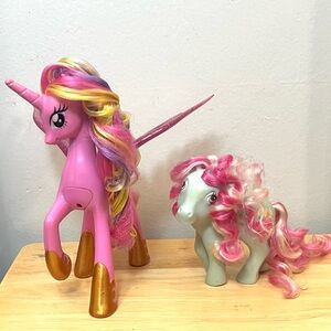 Vintage My Little Pony Sugar Apple Pegasus & Talking Princess Cadence